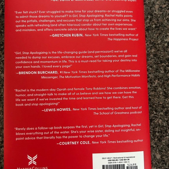 Rachel Hollis Girl, Stop Apologizing book, copyright 2019, Brand New condition! - Picture 10 of 10